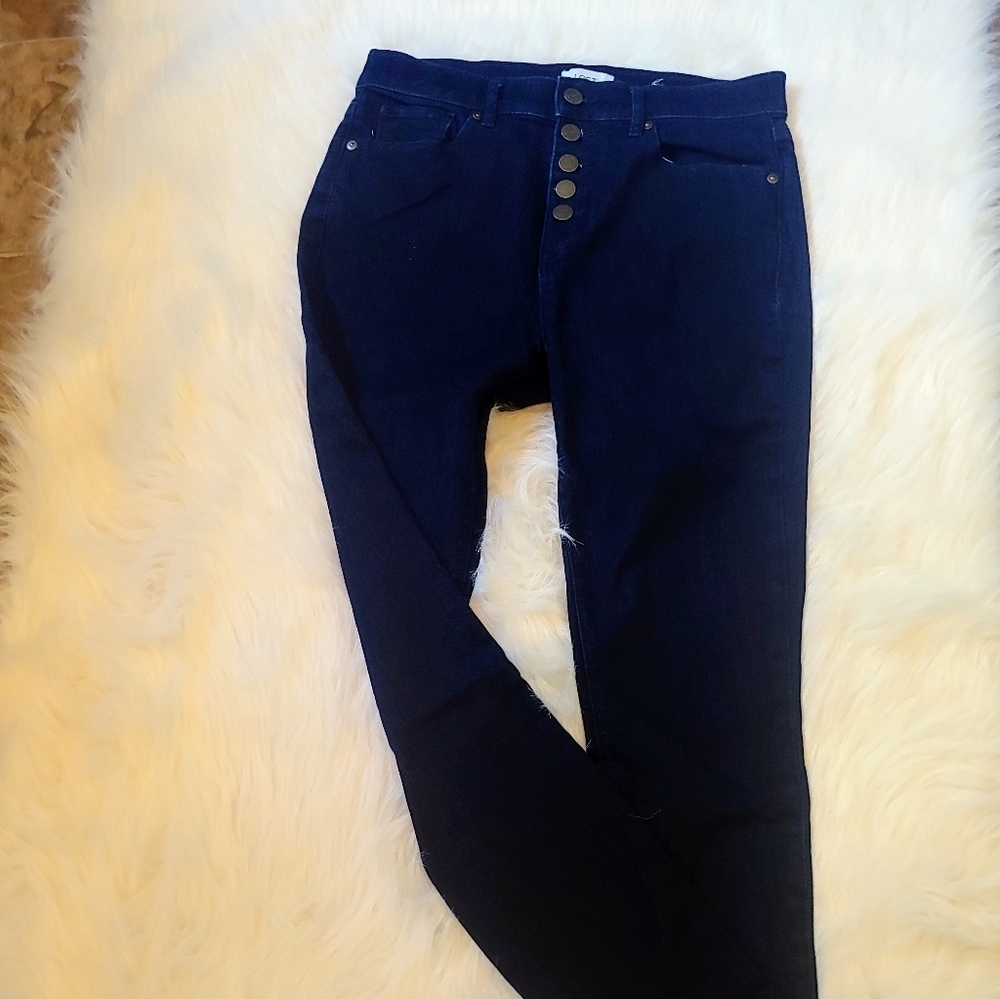NWOT LOFT modern skinny dark wash jeans